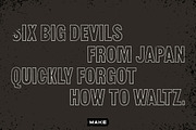 Letterpress Anatomy, a Font by Heavy Metal Type Co. (Thumbnail 2 of 5)
