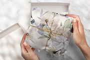 Dusty blue Pattern Collection, a Pattern Graphic by Madebyia (Thumbnail 9 of 9)