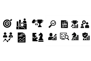 Collection of versatile web icons, a Finance Illustration by ZinetroN