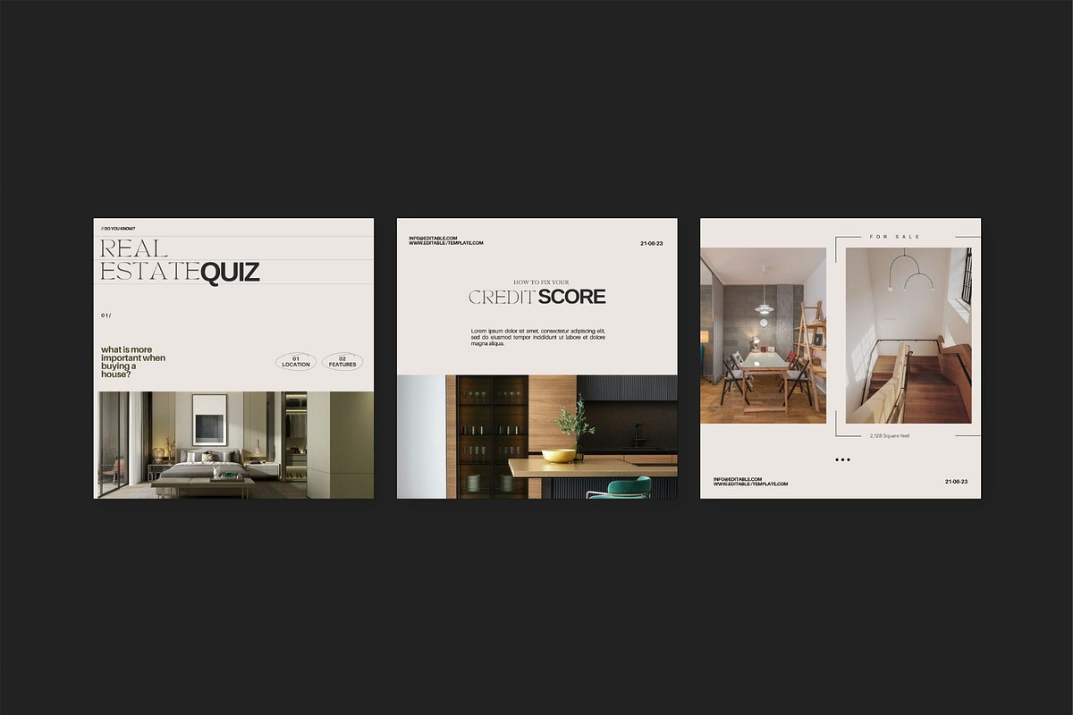 Real Estate Instagram Post + Story, a Social Media Template by Prapti Design (Photo 8 of 12)