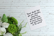 Sweet Revenge hand-lettered font, a Handwritten Font by Alexis Gentry (Thumbnail 6 of 9)