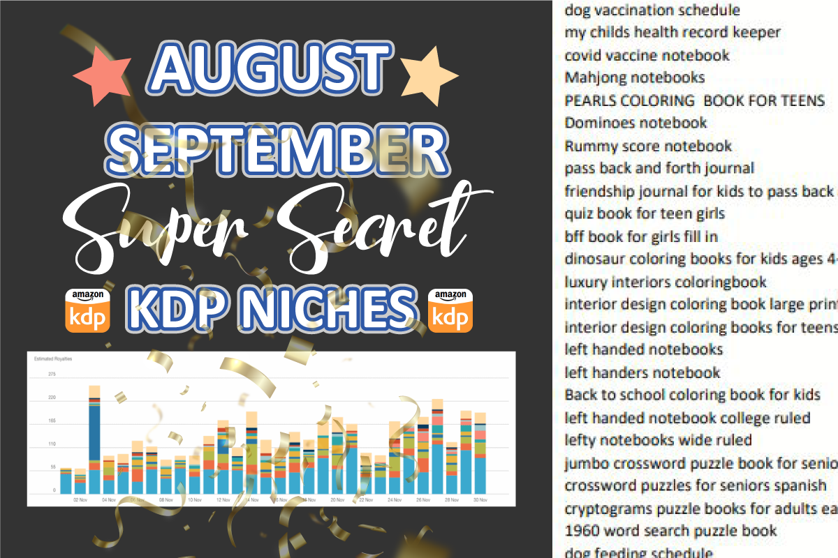 August September Secret Kdp Niches by Elimesherstudio | Creative Market