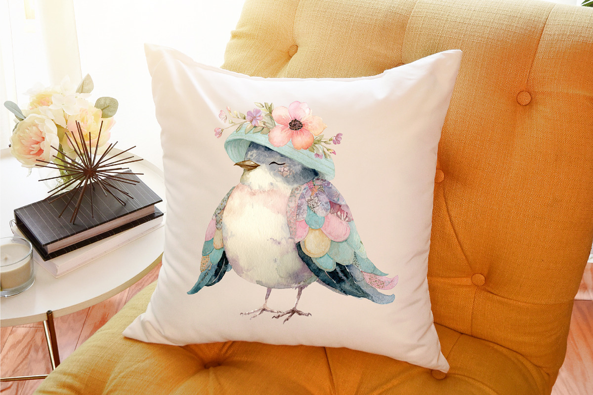 Cute Birds Clipart, a Graphic by designcity5 (Photo 4 of 5)