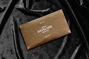 Envelope Mockup on Velvet Fabric, a Product Mockup by Design Squad (Thumbnail 3 of 5)