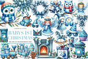 Babys 1st Christmas Clipart Sublimat, an Illustration by Designworld (Thumbnail 1 of 5)