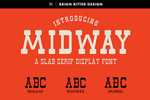 Midway - Slab Serif Font