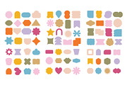 Vintage Retro Cute Emoji sticker, an Object Graphic by Vesvocrea (Thumbnail 3 of 9)