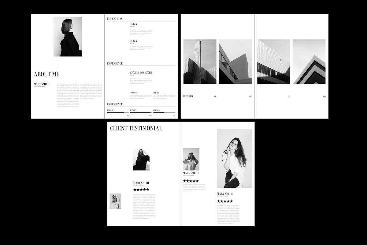 Architecture Portfolio Book, a Brochure Template by Devators (Photo 7 of 7)