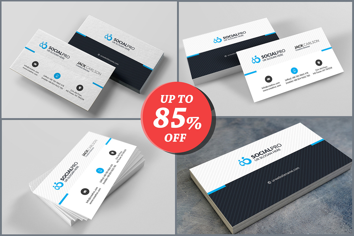 Full & Final New 450 Business Cards, a Business Card Template by Genereux Art (Photo 18 of 44)