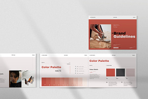 Brand Guidelines Template, a Brochure Template by metastudio38