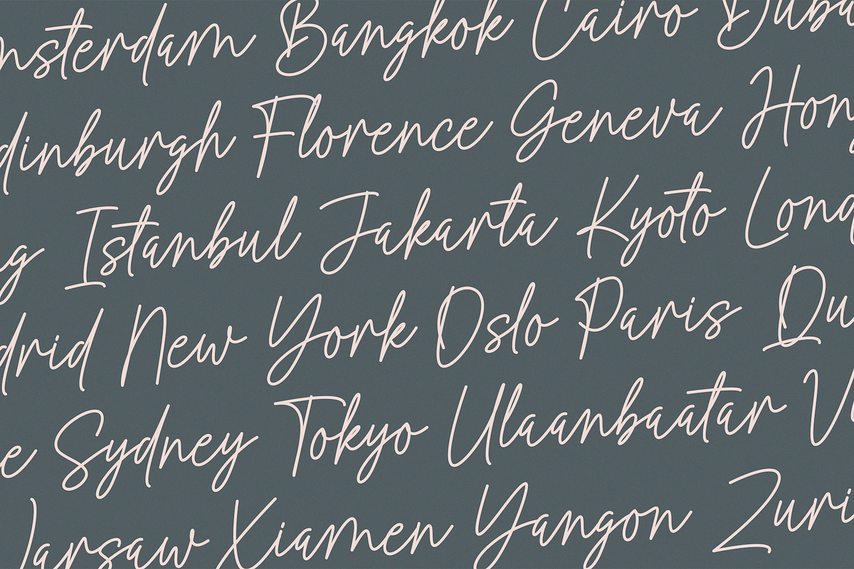 Allistion - Handwritten Script, a Handwritten Font by MJB Letters (Photo 8 of 10)