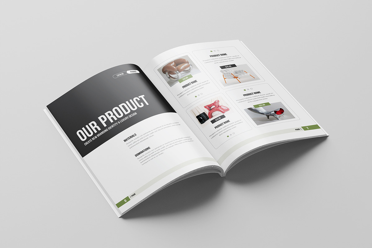 Product Catalog Brochure Template, a Brochure Template by Spark_Creative (Photo 4 of 13)