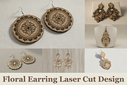 Garden Bloom Earring Set, a Graphic by musafir_fashion (Thumbnail 1 of 11)