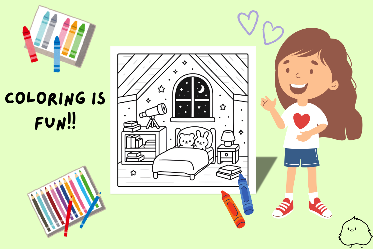Kawaii Corners Coloring page –31 PNG, an Object Illustration by Smillyy Threads (Photo 5 of 9)