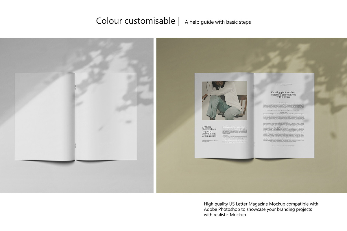 Magazine - A4 Brochure Mockups, a Books & Magazine Mockup by Tahtagraphic (Photo 3 of 12)