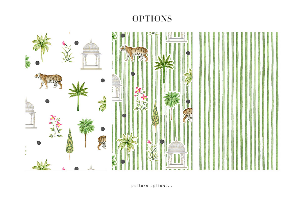 Shalimar, Indian Miniature Prints, a Pattern Graphic by Pink Linen (Photo 3 of 12)