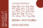 Baqeut Enosan|| Unique Display Font, a Sans Serif Font by Idea Studio (Thumbnail 5 of 5)