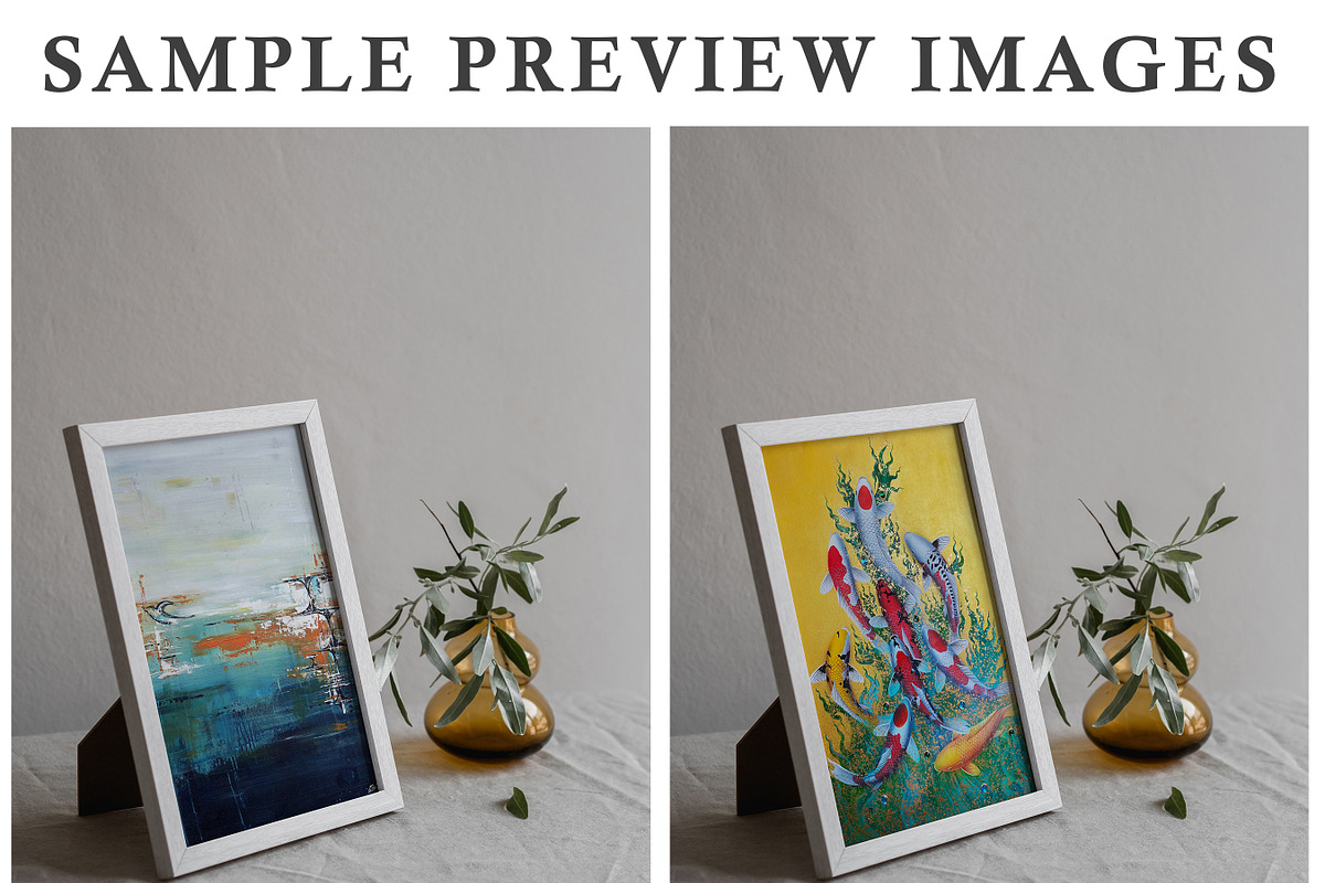 Small Art Showing frame mockup | PSD, a Print Template by Nurlan's shop (Photo 3 of 3)