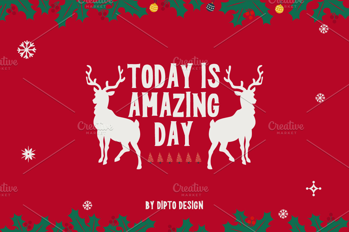 Carol- Christmas Typeface, a Handwritten Font by Dipto design (Photo 3 of 7)