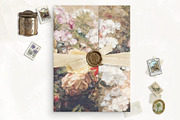 Vase of Flower Printable Vellum Wrap, a Stationery Template by SilverJoyAtelier (Thumbnail 3 of 3)
