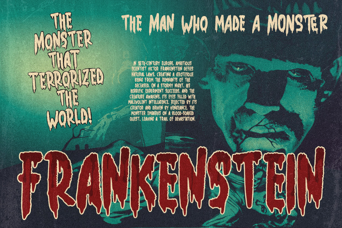 Gloomy Grave - Horror Font, a Blackletter Font by RagamKata (Photo 3 of 11)