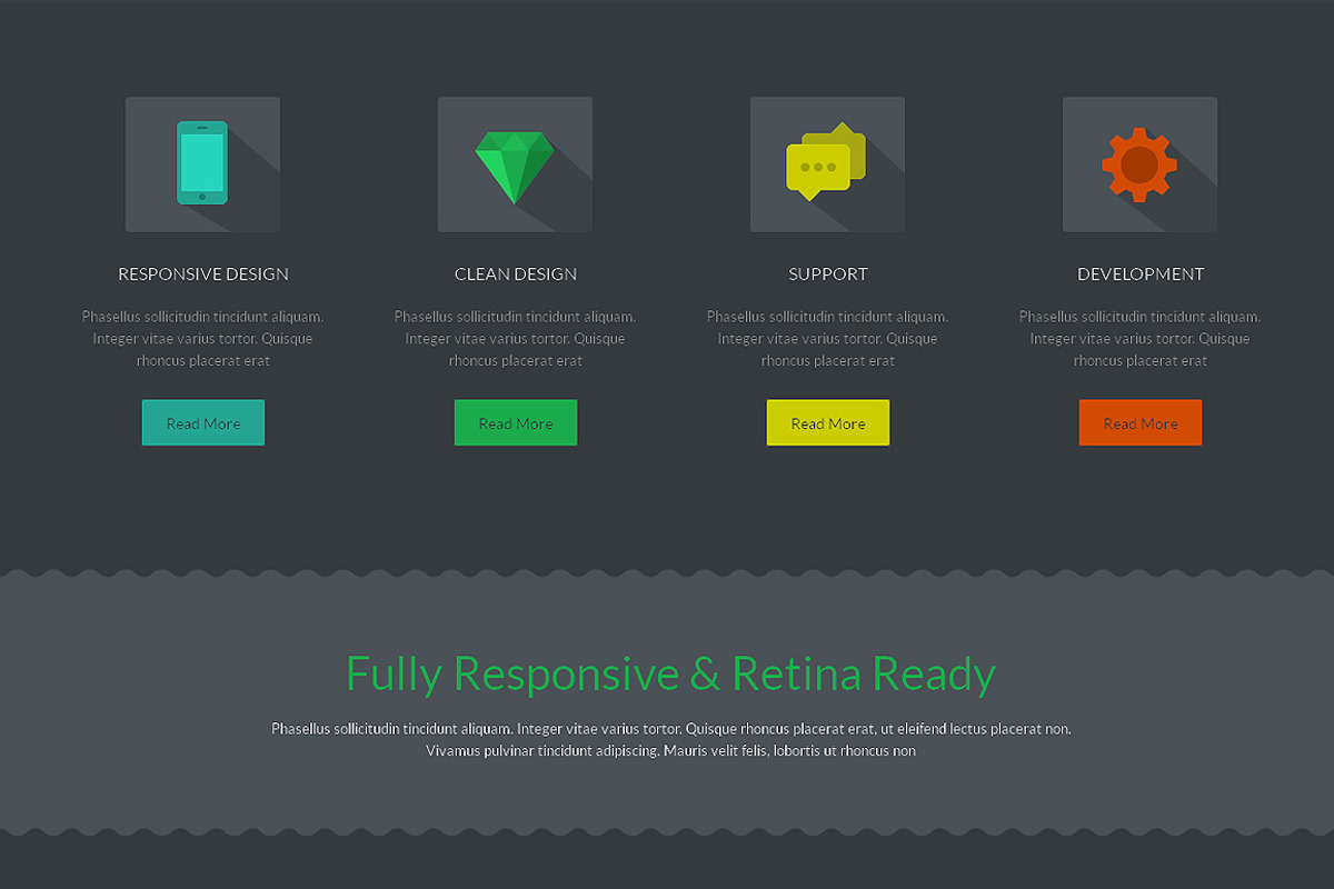 Land Bootstrap Responsive Template, a Bootstrap Template by IceTemplates (Photo 2 of 3)