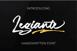 Legiante Handwritten Font