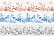 Easter Animals Hand Drawn Clipart, an Animal Illustration by InstaDesignPro (Thumbnail 7 of 14)