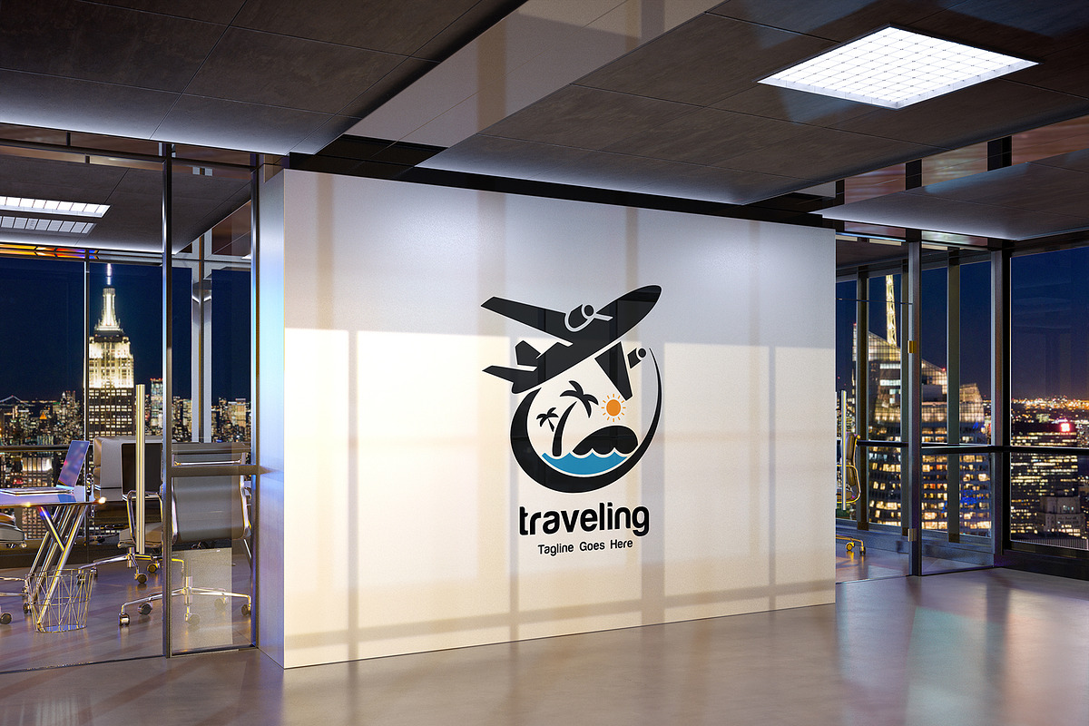 Travel Agency Logo Template, a Branding & Logo Template by YUDesignStore (Photo 3 of 7)