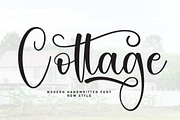 Cottage | Script Font, a Handwritten Font by Scratchones (Thumbnail 1 of 9)