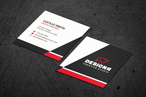 Corporate Square Business Card