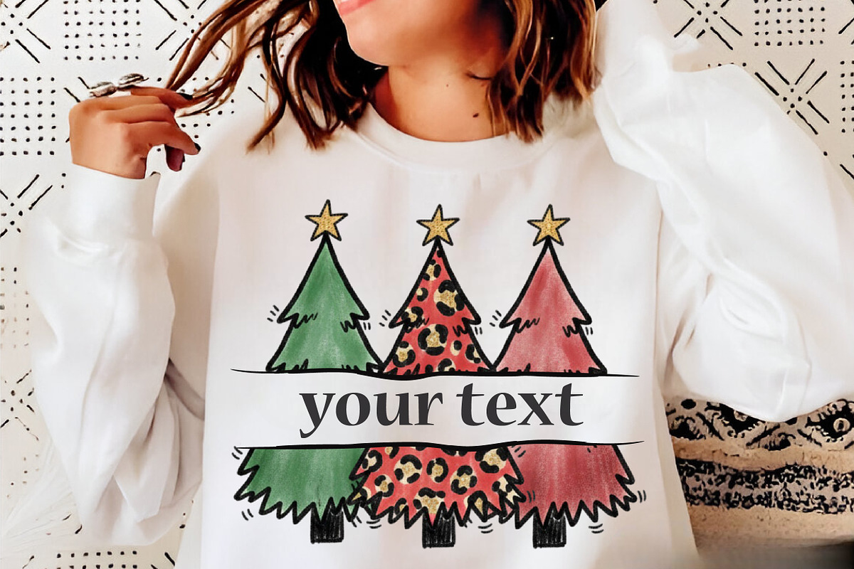 Christmas Trees Sublimation Design, an Illustration by Libby Wishes (Photo 6 of 6)