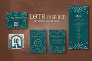 LOTR Inspired wedding templates, an Invitation Template by Enchanted Visions Shop (Thumbnail 2 of 9)