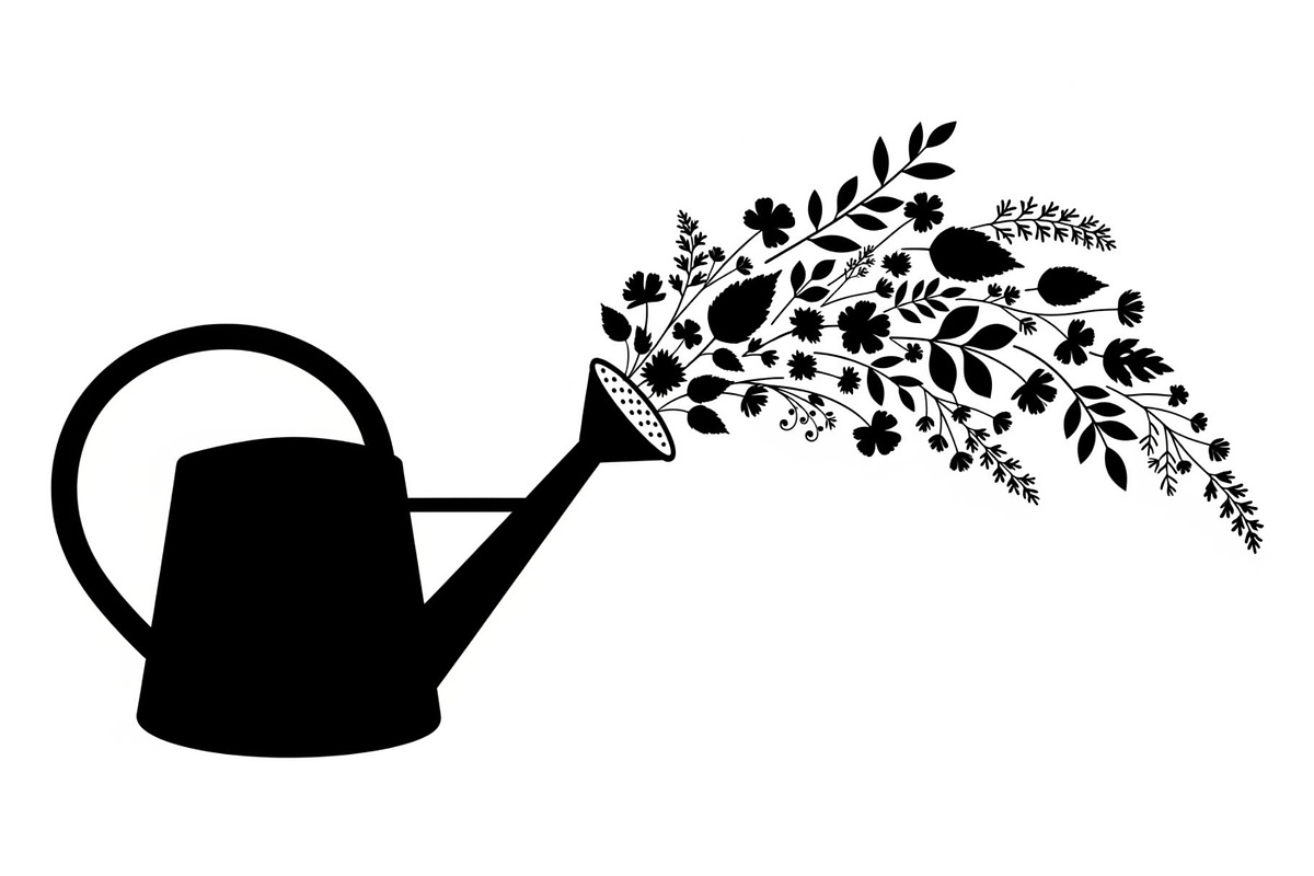 Floral Watering Can Design Bundle, an Illustration by Gaye Art (Photo 24 of 31)