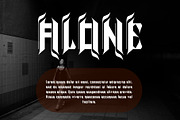 MONICCS BLACKLETER TYPEFACE, a Blackletter Font by yaqublekker (Thumbnail 4 of 7)