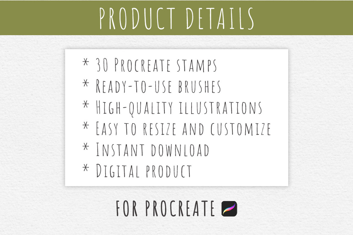 Fruit & Vegetable Procreate Stamps, a Brush Add-On by Mari_Caliart (Photo 9 of 10)