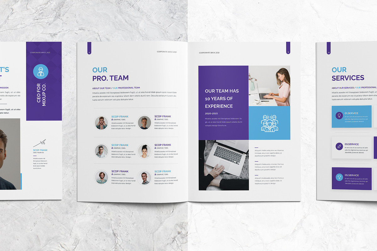 Company Profile, a Brochure Template by WOWPro (Photo 5 of 9)