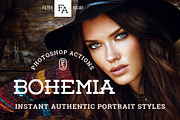 Bohemia Photoshop Actions, an Action Add-On by FilterAtelier (Thumbnail 1 of 6)