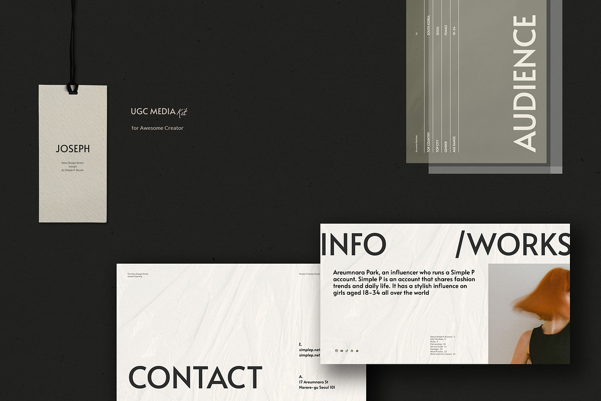 Joseph UGC Media Kit, a Marketing Template by Simple P. (Photo 5 of 11)