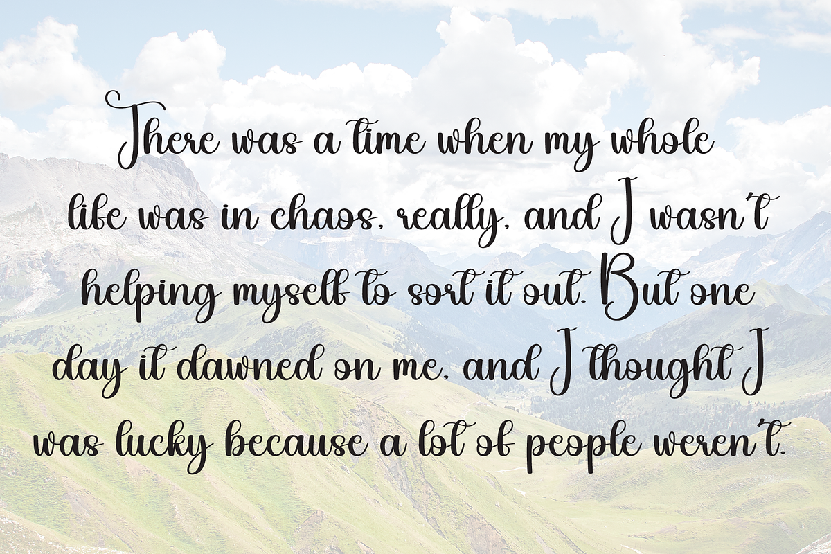 Vegetable | Script Font, a Handwritten Font by Scratchones (Photo 6 of 9)