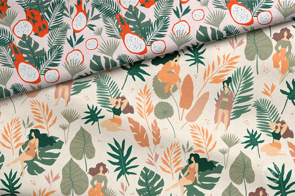 Gentle Tropics graphic kit, a Decorative Illustration by Dinkoobraz (Photo 5 of 17)