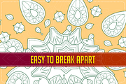 100 Lineart Mandala, a Decorative Illustration by 611 Studio (Thumbnail 2 of 8)