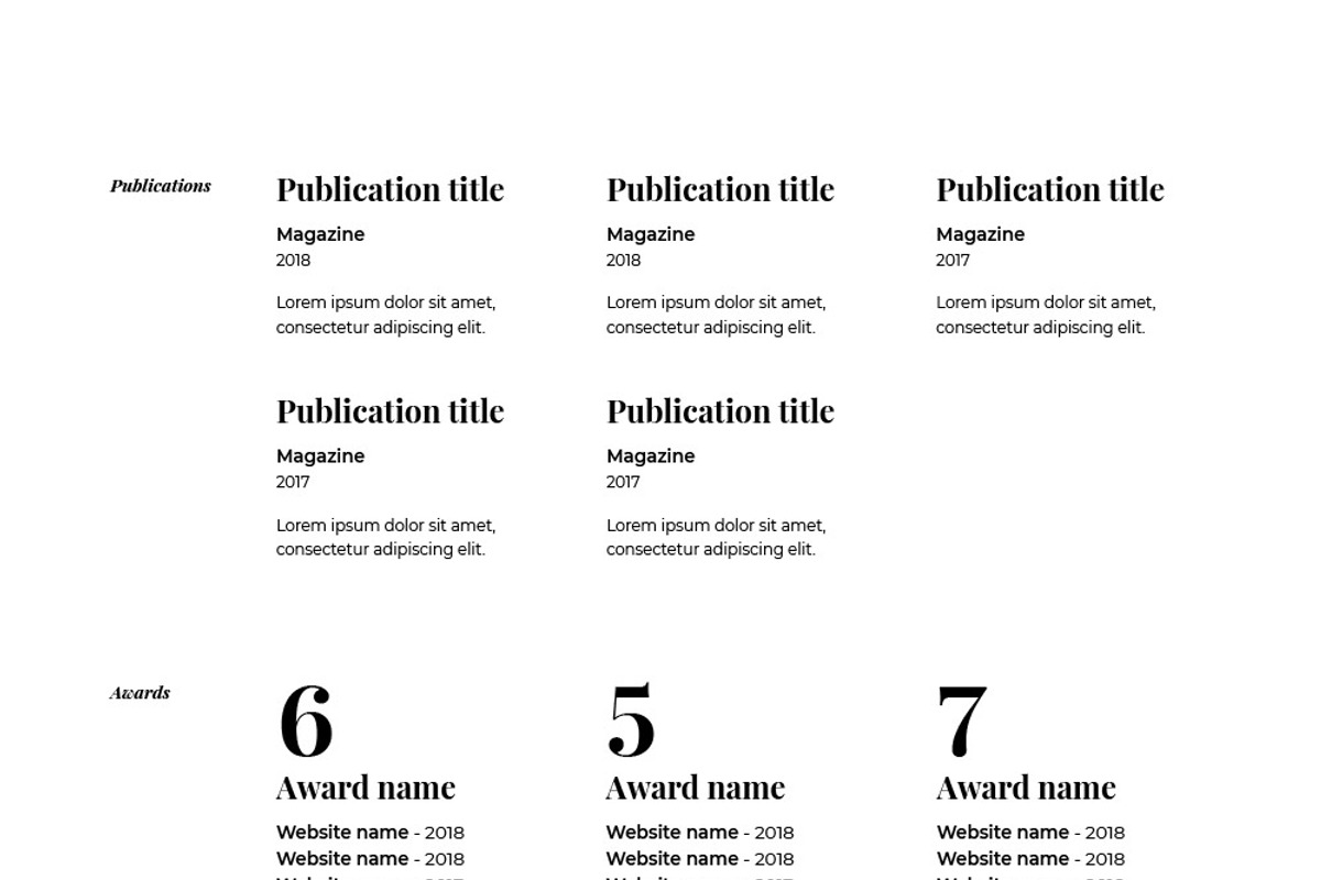 William | CV / resume template, a Resume Template by CV house (Photo 5 of 8)