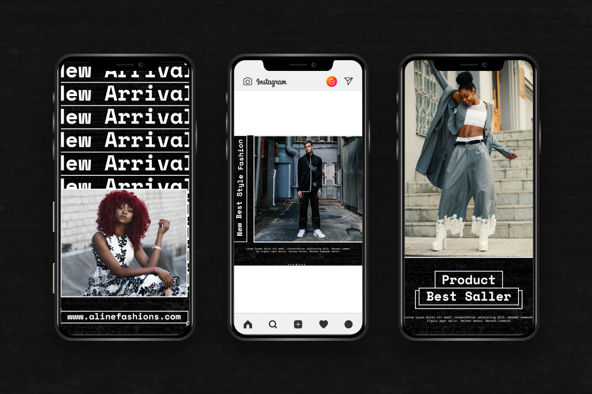 Aline Story & Feed Instagram, a Social Media Template by Inkofert (Photo 2 of 11)