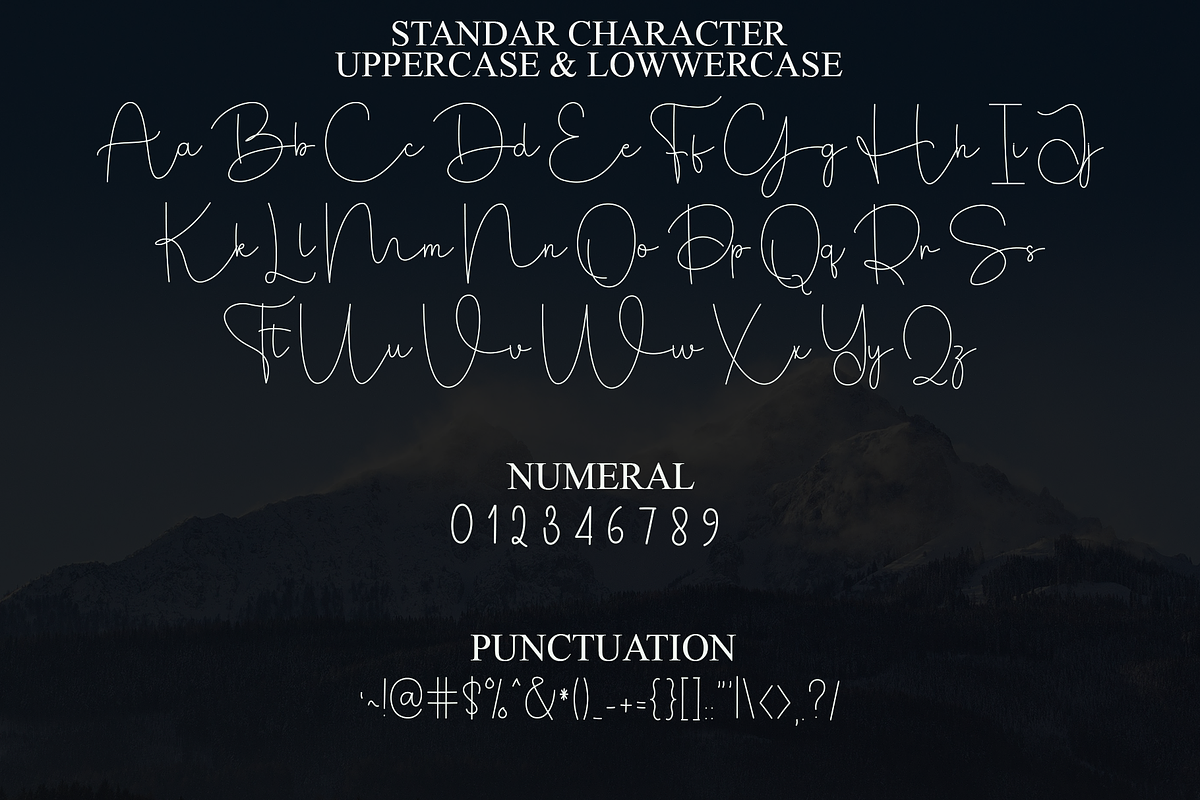 Mandala Signature, a Handwritten Font by InermediaSTUDIO (Photo 6 of 8)