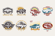 Classic Car Vector Pack vol 2, a Transportation Illustration by The BolzStudio (Thumbnail 9 of 10)