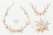 Floral Fantasy Watercolor, a Decorative Illustration by NataliVA (Thumbnail 2 of 4)