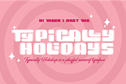 Typically Holidays - Playful Font, a Sans Serif Font by 177Studio (Thumbnail 1 of 8)