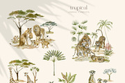 Animal Babies & Parents. Safari., an Animal Illustration by Designwork (Thumbnail 2 of 16)