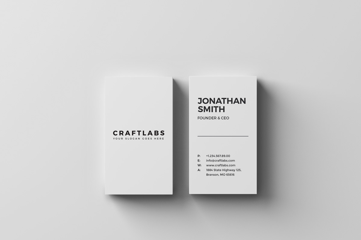 Simple Minimal Business Card 44, a Business Card Template by ND Design (Photo 4 of 8)